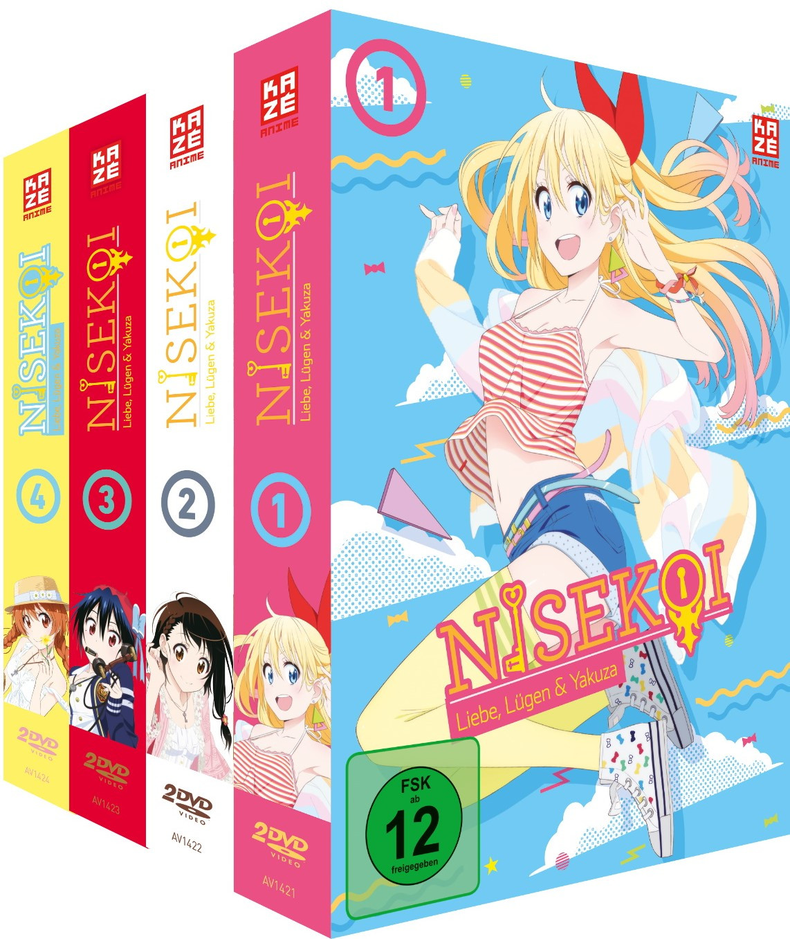 Nisekoi: Staffel 1 - Gesamtausgabe (ohne Schuber) [8 DVDs]
