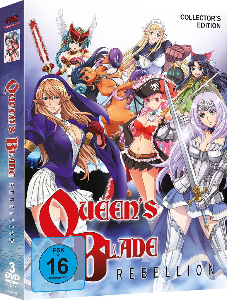Queen's Blade: Rebellion - Gesamtausgabe (Collector's Edition) [3 DVDs]