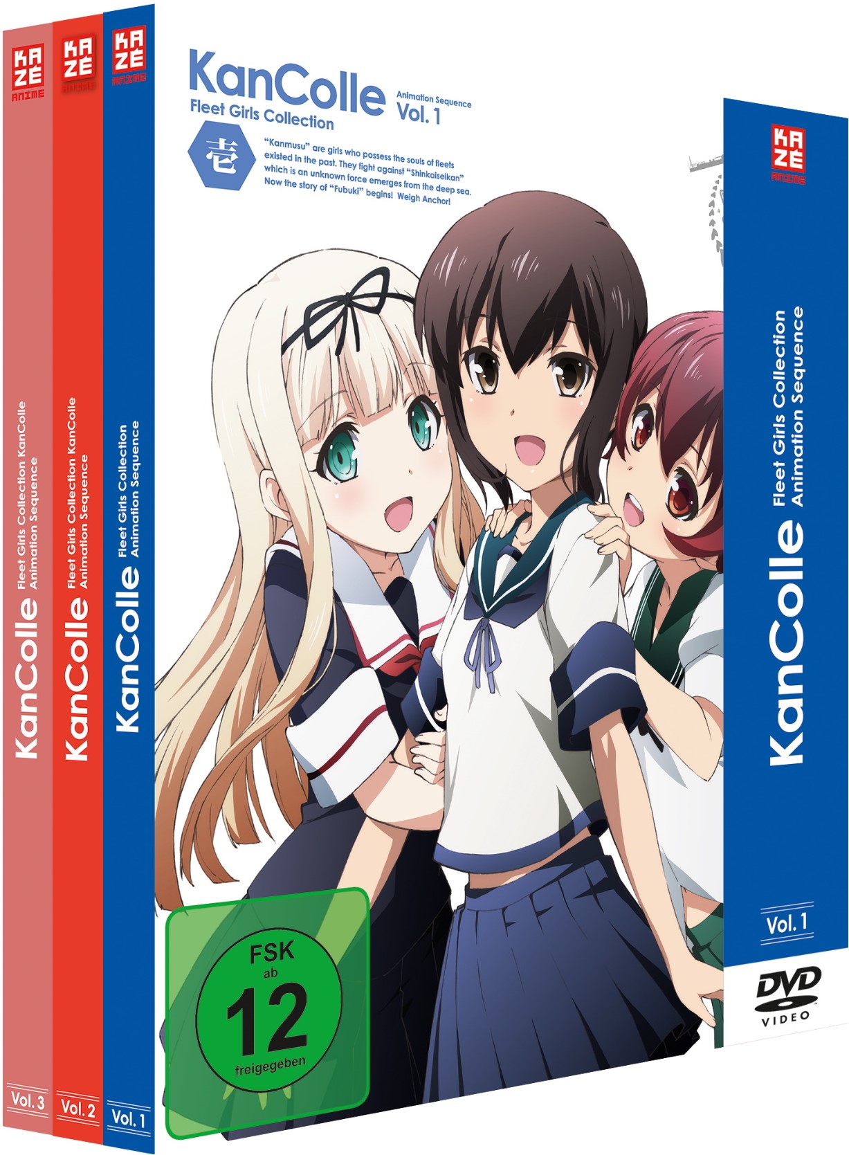 KanColle: Fleet Girls Collection - Gesamtausgabe (ohne Schuber) [3 DVDs]