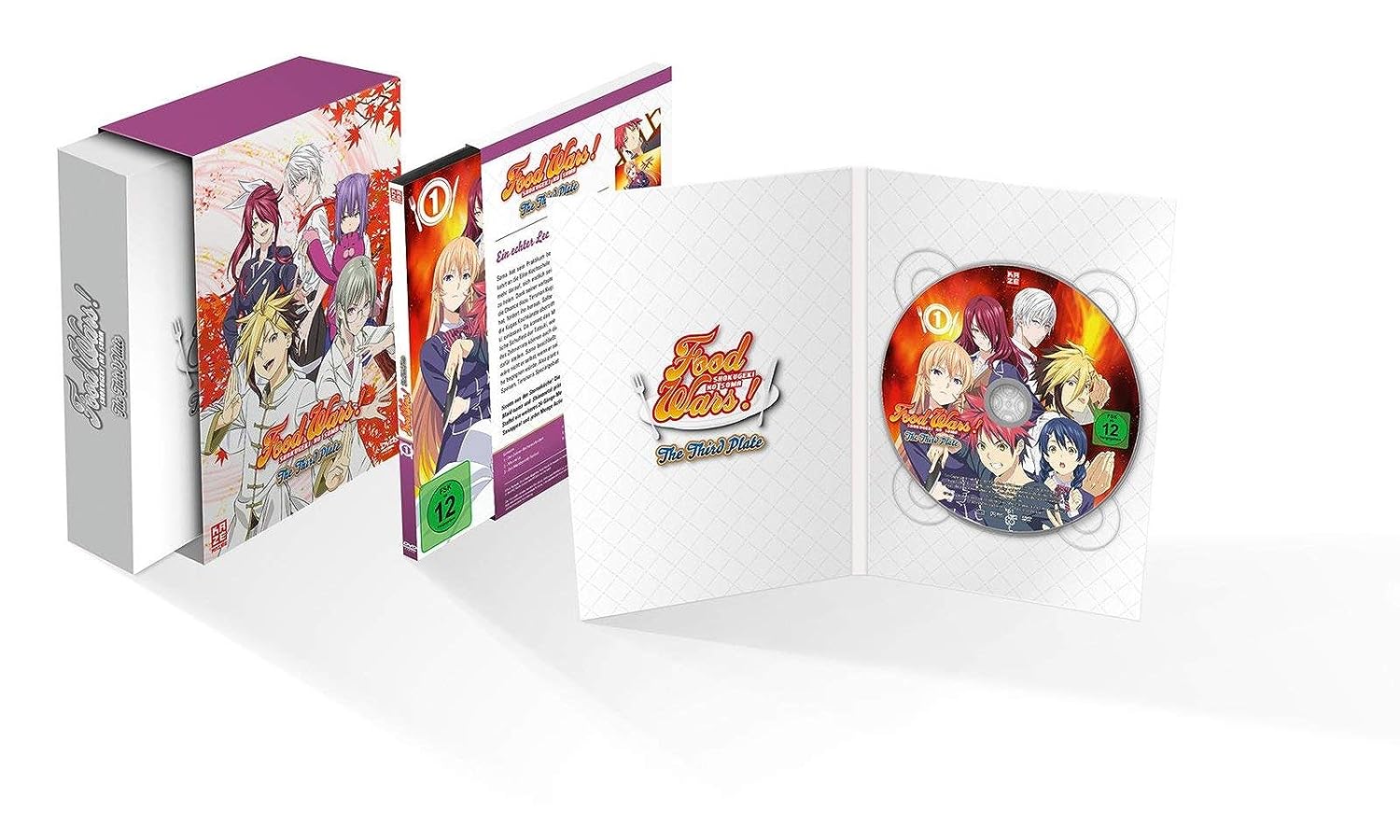 Food Wars! The Third Plate (Staffel 3) - Volume 01 (Limited Edition & Schuber) [DVD]