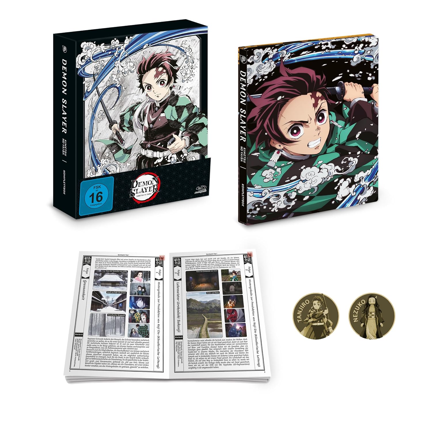Demon Slayer: Kimetsu no Yaiba - Staffel 1 Gesamtausgabe Hardcover Box (Steelbook) [4 Blu-rays]