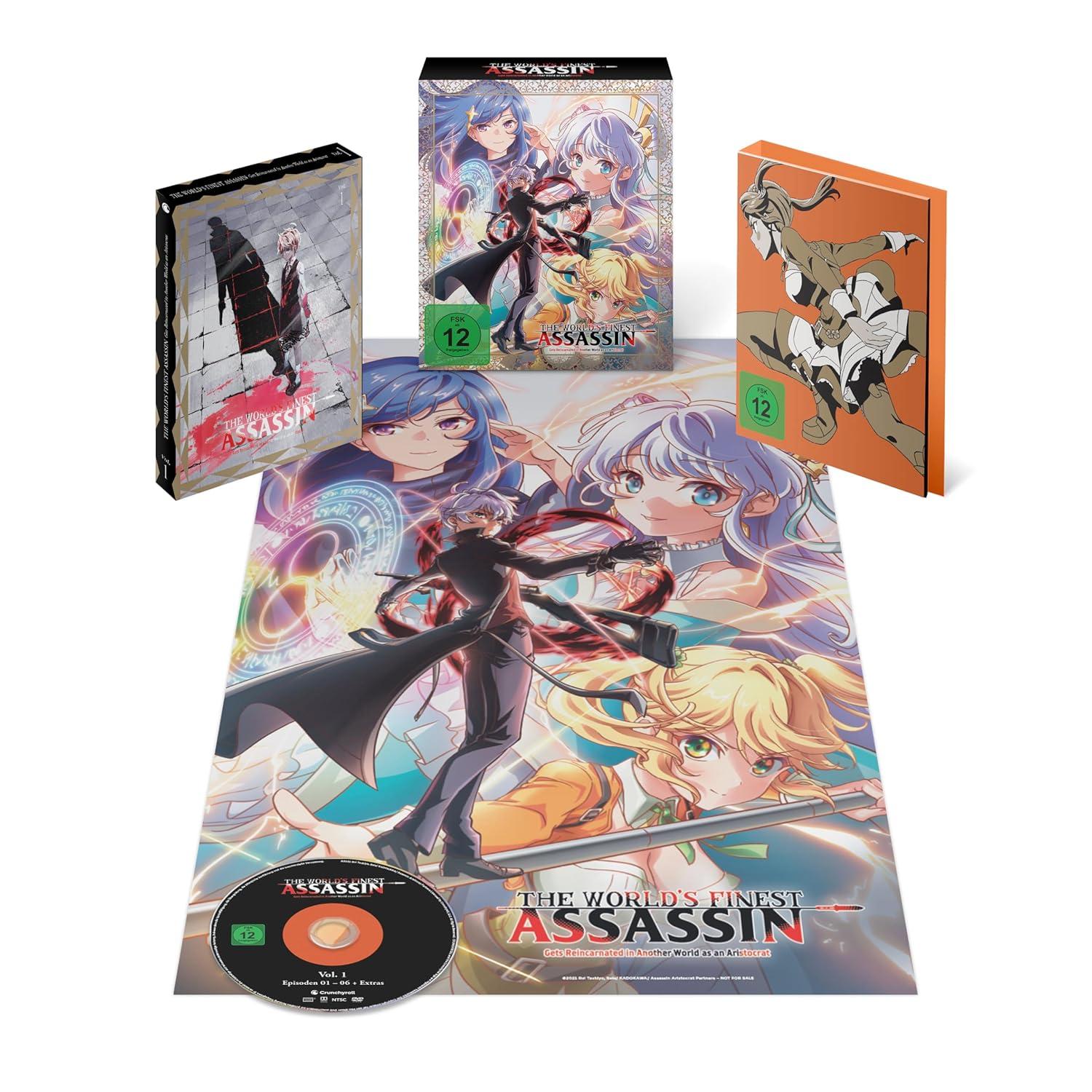 The World's Finest Assassin Gets Reincarnated in Another World as an Aristocrat - Volume 01 & Sammelschuber (Limited Edition) [DVD]