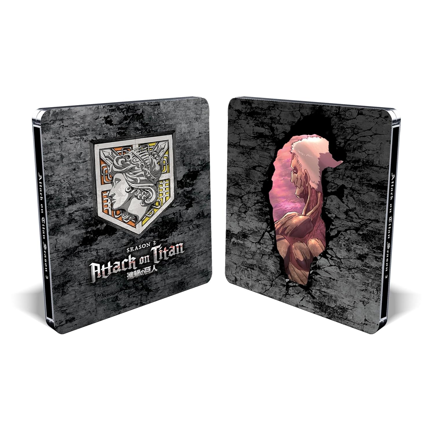 Attack on Titan - Staffel 3 Gesamtausgabe (Limited Steelbook Edition) [4 DVDs]