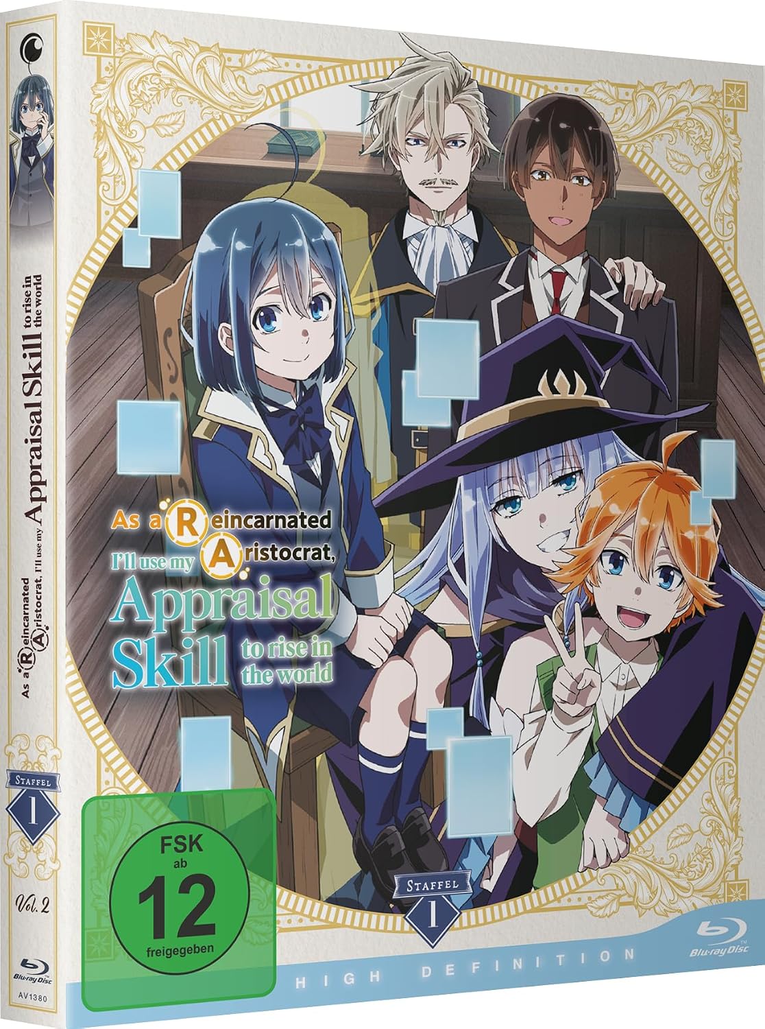 As a Reincarnated Aristocrat, I'll Use My Appraisal Skill to Rise in the World: Staffel 1 - Volume 02 [Blu-ray]