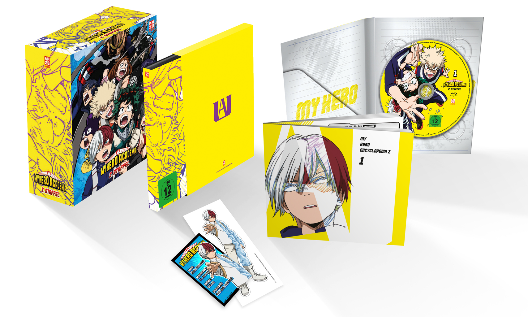 My Hero Academia: Staffel 2 - Volume 01 & Sammelschuber (Limited Edition) [DVD]