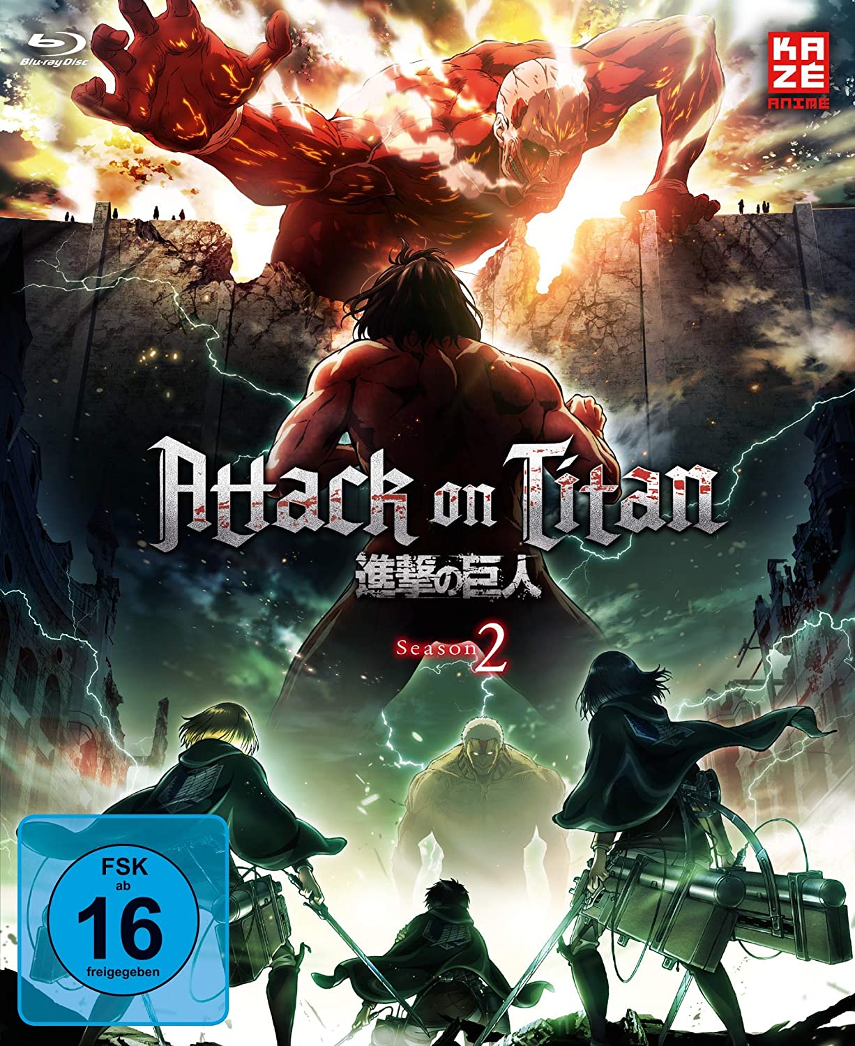 Attack on Titan - Staffel 2 Gesamtausgabe & Schuber [2 Blu-rays]