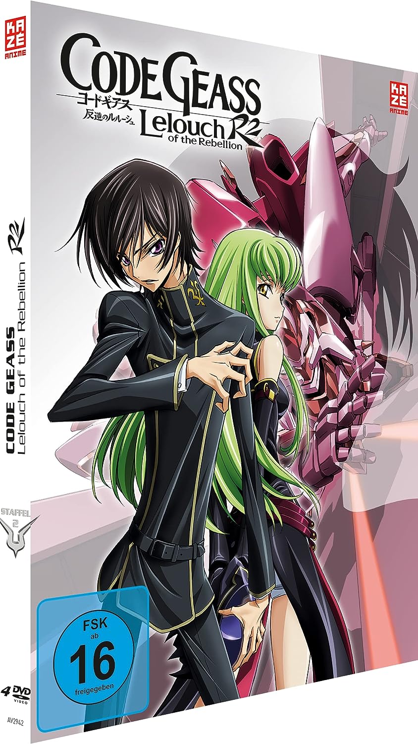 Code Geass: Lelouch of the Rebellion R2 - Staffel 2 Gesamtausgabe (Mediabook) [4 DVDs]