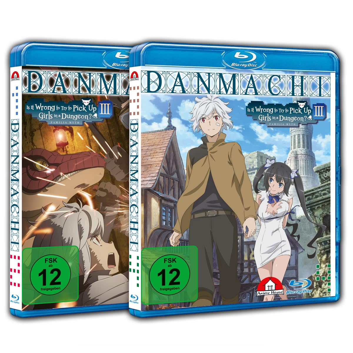 DanMachi: Is It Wrong to Try to Pick Up Girls in a Dungeon? - Staffel 3 Gesamtausgabe (Premium) [4 Blu-rays]