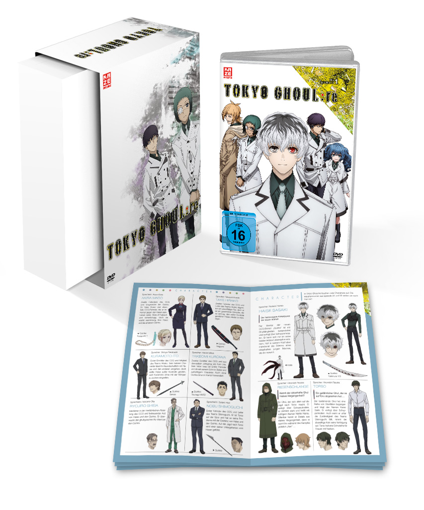 Tokyo Ghoul:re (3. Staffel) - Volume 01 & Sammelschuber (Limited Edition) [DVD]