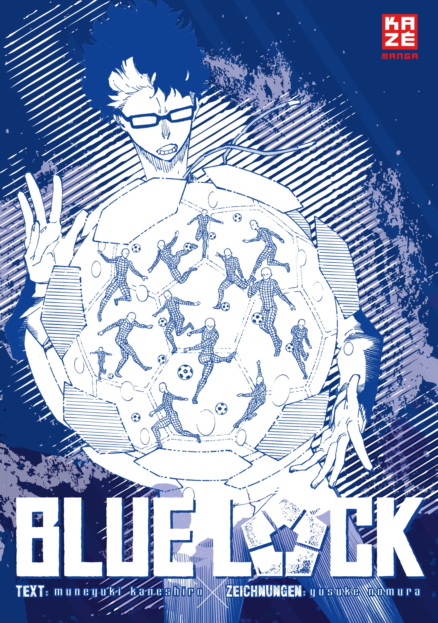 Blue Lock - Band 01-05 im Sammelschuber Manga