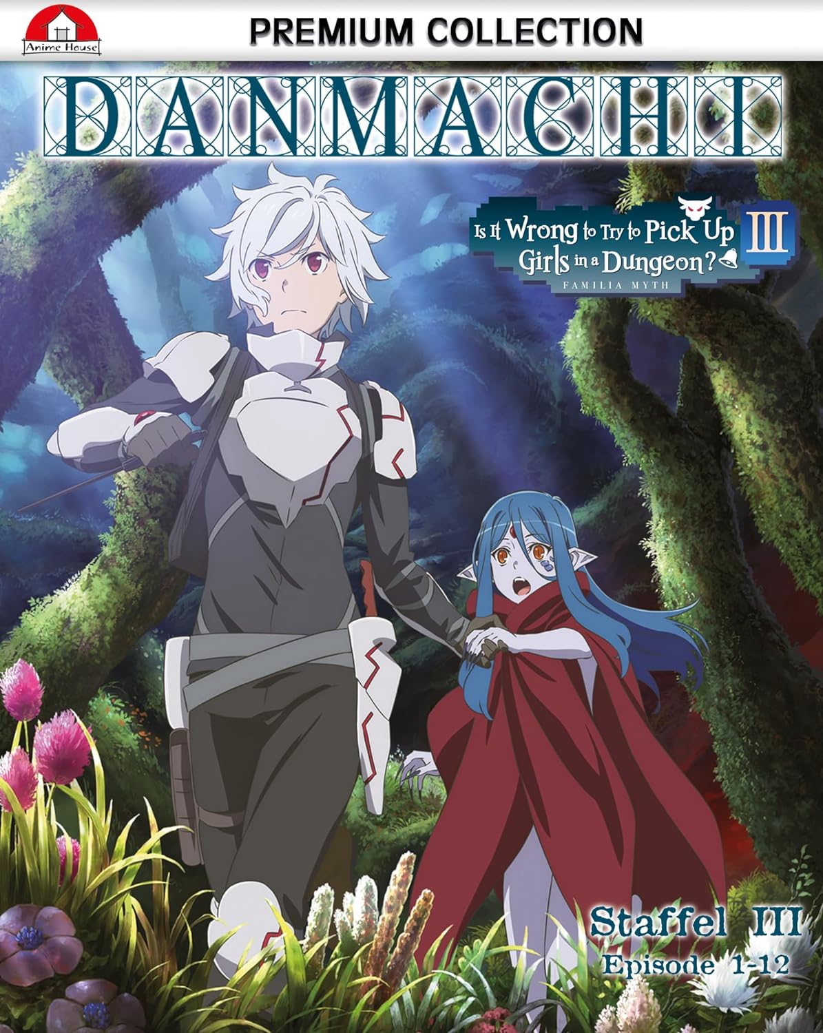 DanMachi: Is It Wrong to Try to Pick Up Girls in a Dungeon? - Staffel 3 Gesamtausgabe (Premium) [4 Blu-rays]