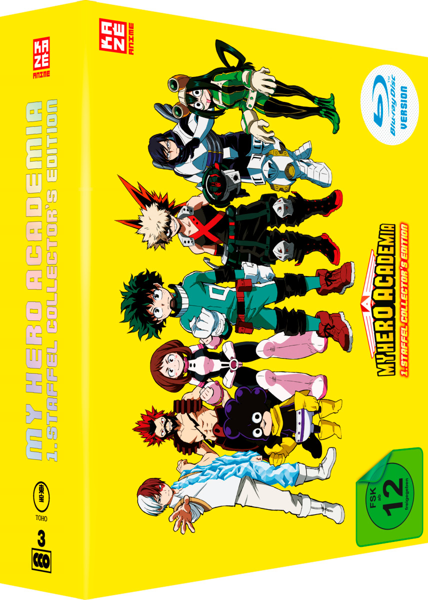 My Hero Academia: Staffel 1 - Gesamtausgabe Box (Collector's Edition) [3 Blu-rays]