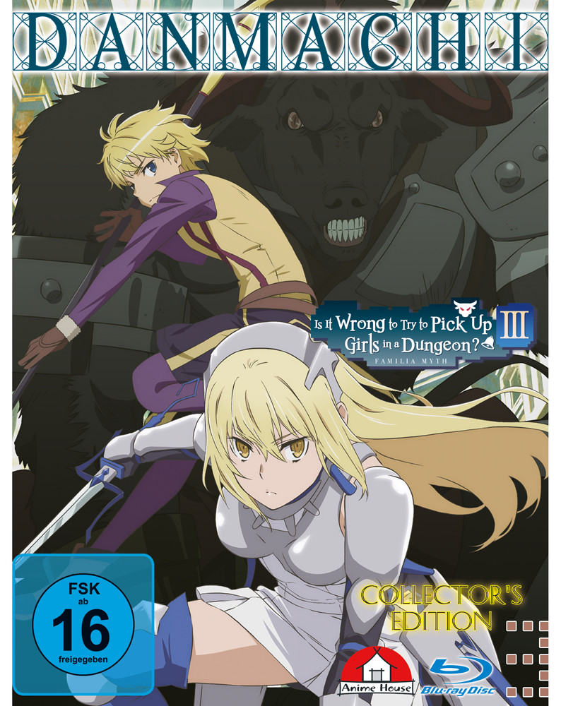 DanMachi: Is It Wrong to Try to Pick Up Girls in a Dungeon? - Staffel 3 - Volume 03 (CE) [Blu-ray]