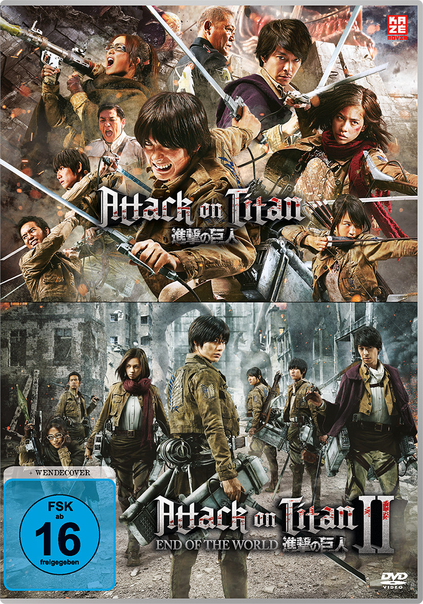 Attack on Titan - Der Film 1 & 2 [2 DVDs]