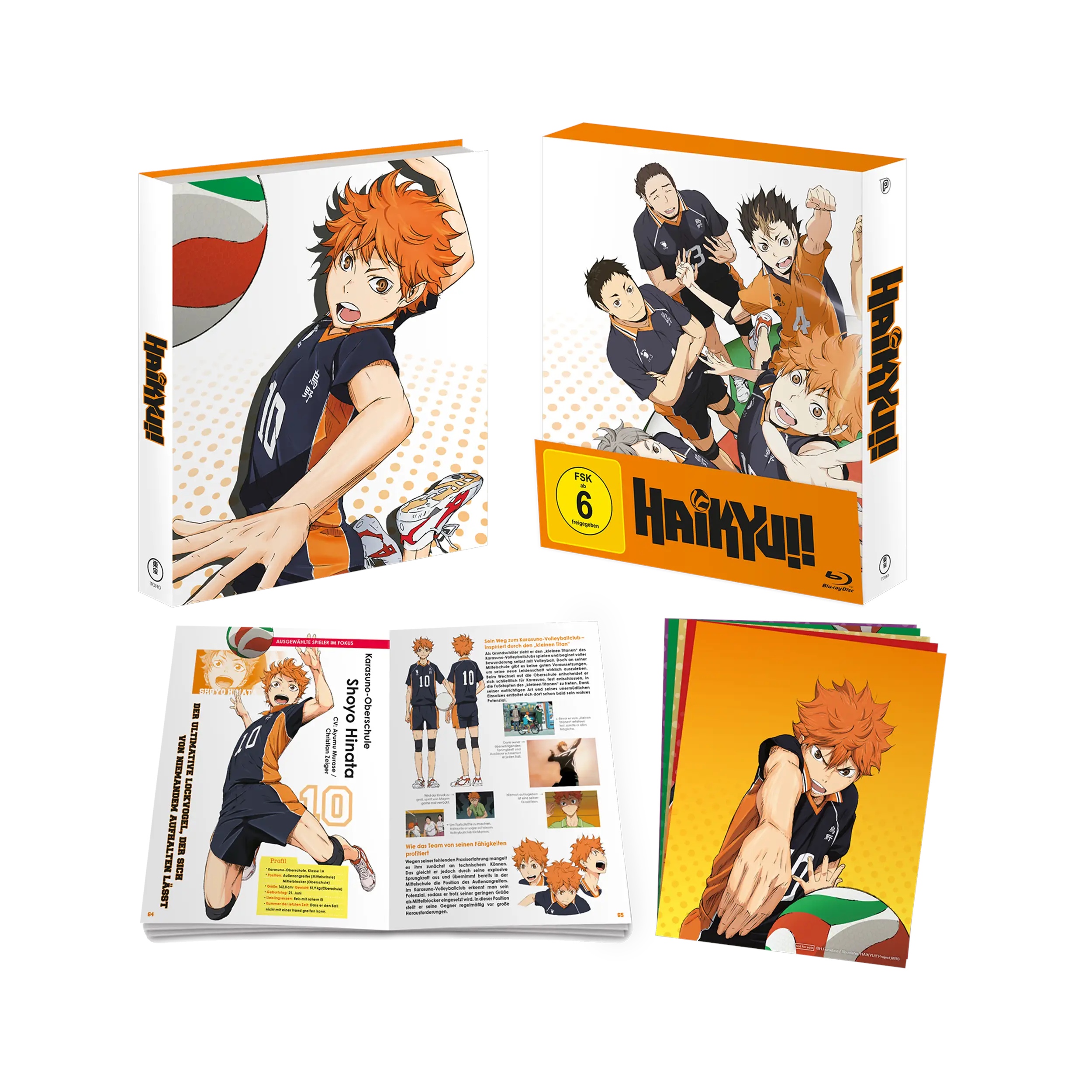 Haikyu!! - Staffel 1 Komplettbox [4 Blu-rays]