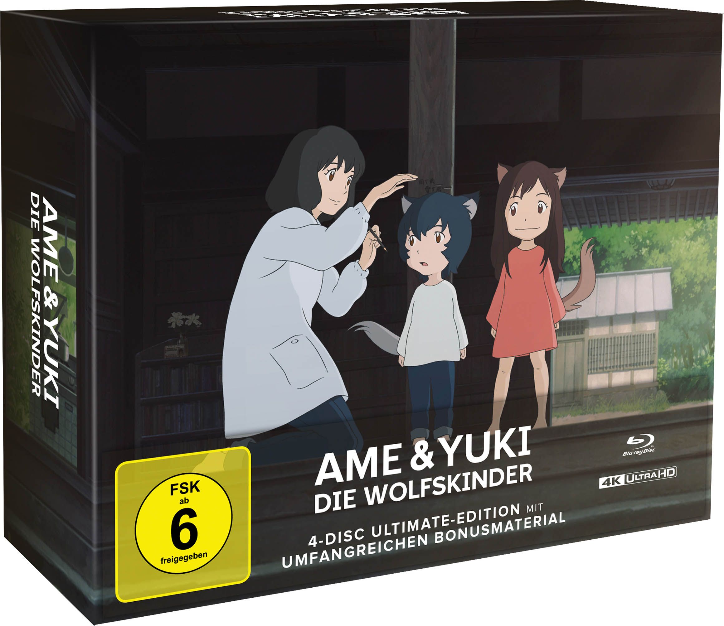 Ame & Yuki: Die Wolfskinder - Ultimate Edition [4K Ultra-HD + 2 Blu-rays]