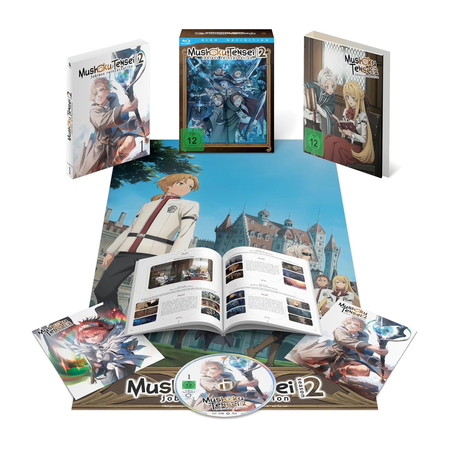 Mushoku Tensei: Jobless Reincarnation - Staffel 2 - Volume 01 & Schuber (Limited Edition) [Blu-ray]