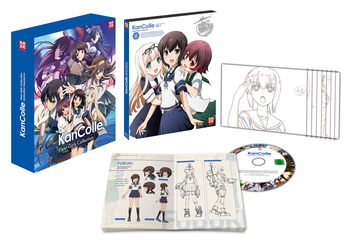 KanColle: Fleet Girls Collection - Volume 01 & Schuber (Limited Edition) [Blu-ray]