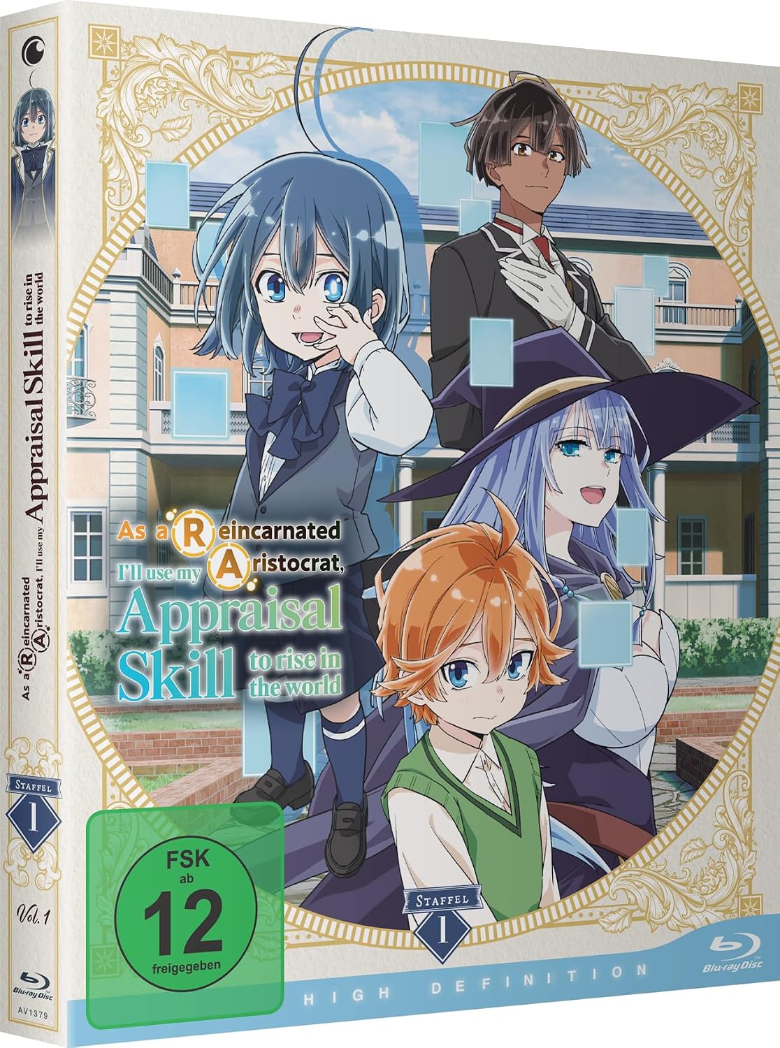 As a Reincarnated Aristocrat, I'll Use My Appraisal Skill to Rise in the World: Staffel 1 - Volume 01 [Blu-ray]