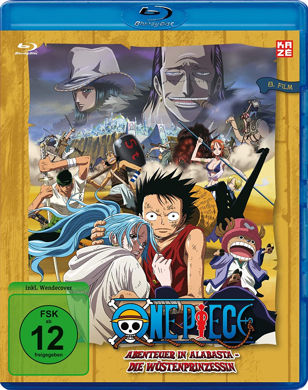 One Piece - Der 08. Film Abenteuer in Alabasta/Wüstenprinzessin [Blu-ray]