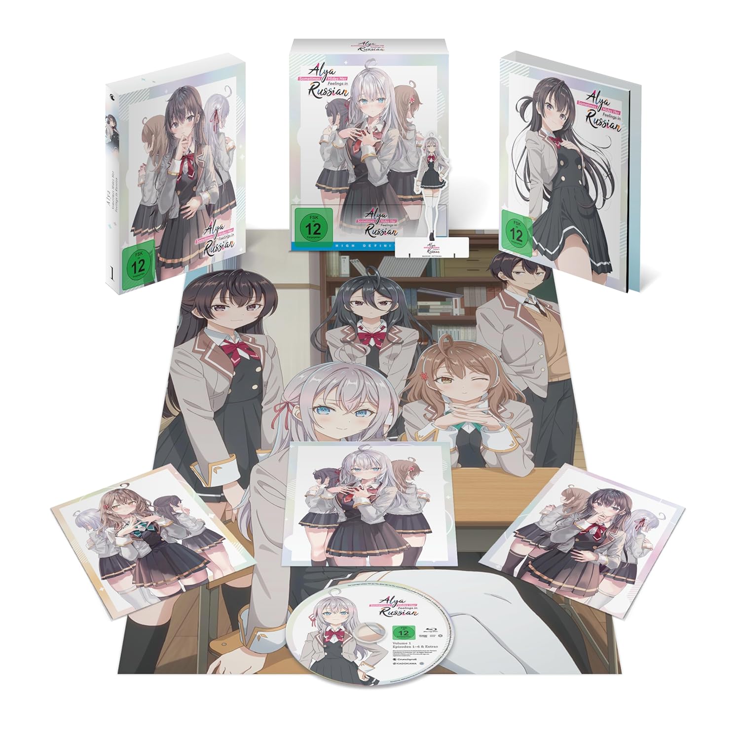 Alya Sometimes Hides Her Feelings in Russian: Staffel 1 - Volume 01 & Schuber (Limited) [Blu-ray]