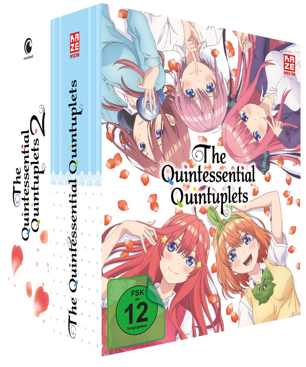 The Quintessential Quintuplets: Staffel 1 & 2 - Gesamtausgabe (Bundle) [6 DVDs]