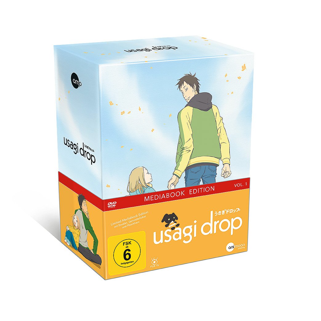 Usagi Drop - Volume 01 (Limited Mediabook inkl. Plüschhase & Sammelschuber) [DVD]