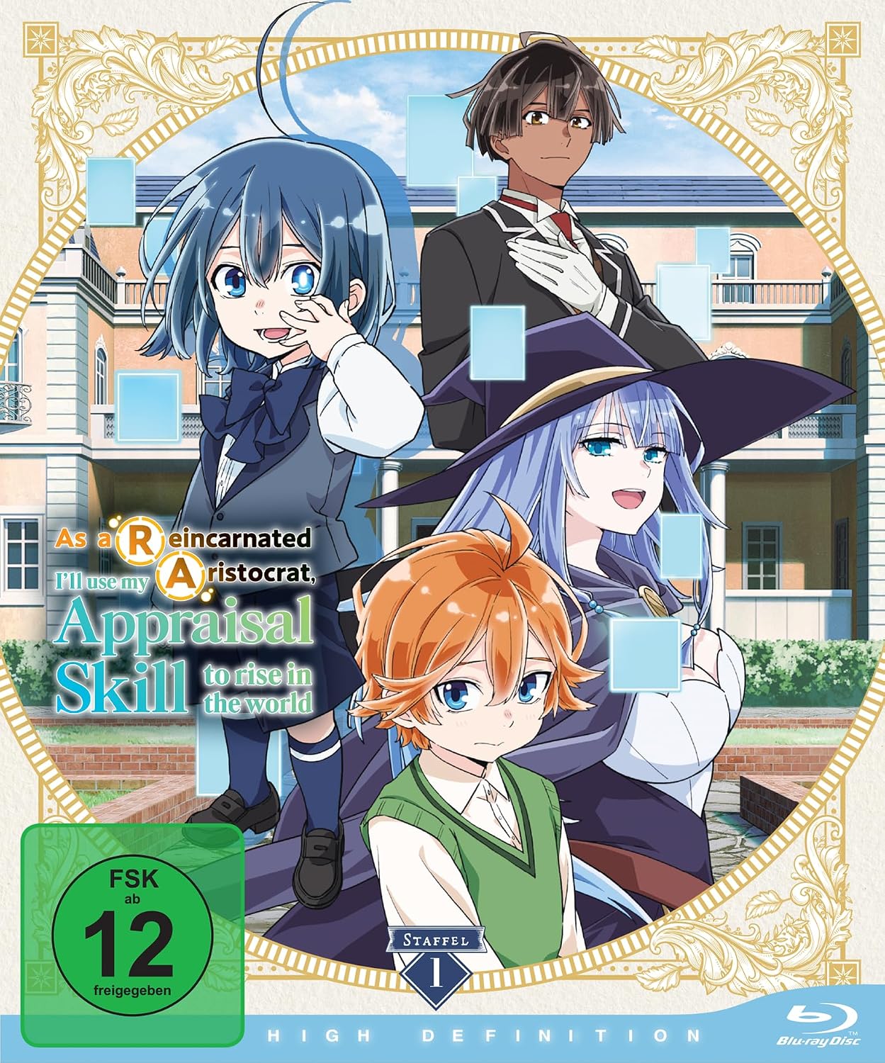 As a Reincarnated Aristocrat, I'll Use My Appraisal Skill to Rise in the World: Staffel 1 - Volume 01 [Blu-ray]