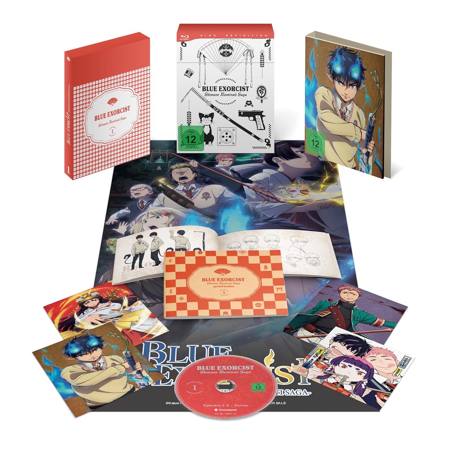 Blue Exorcist: Shimane Illuminati Saga (Staffel 3) - Part 1 - Volume 01 & Schuber (Limited Edition) [Blu-ray]