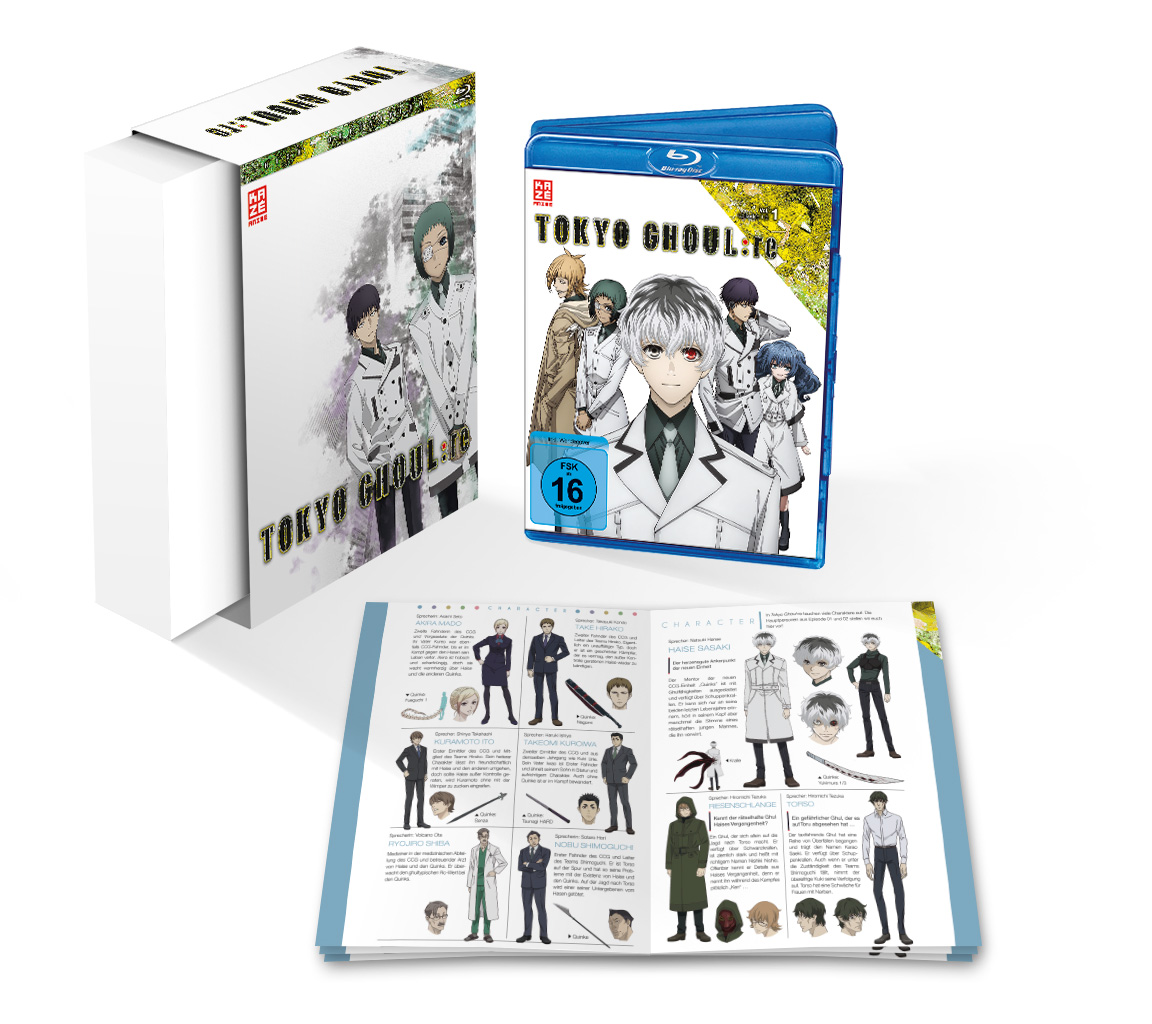 Tokyo Ghoul:re (3. Staffel) - Volume 01 & Sammelschuber (Limited Edition) [Blu-ray]