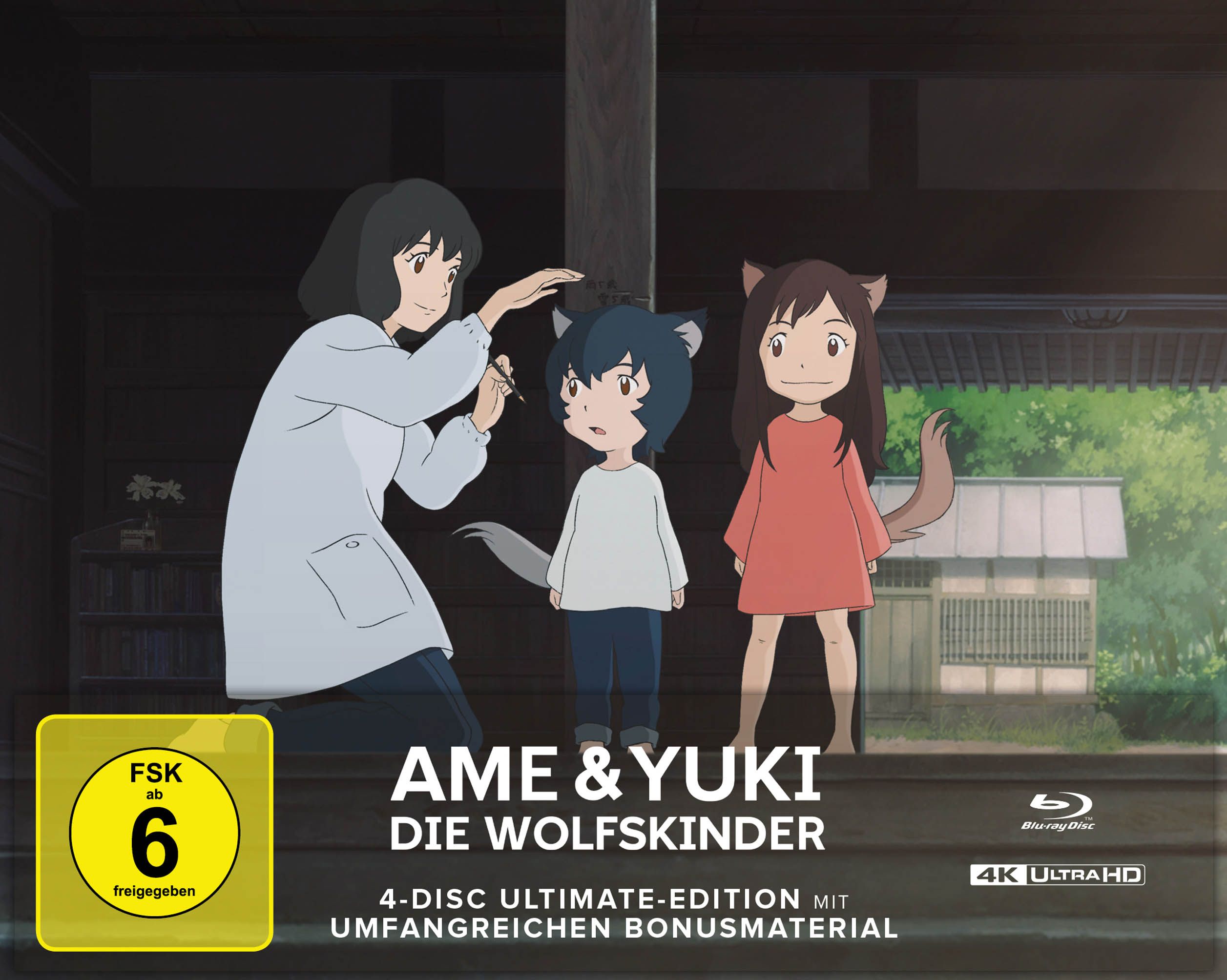 Ame & Yuki: Die Wolfskinder - Ultimate Edition [4K Ultra-HD + 2 Blu-rays]