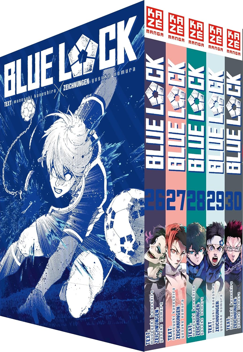 Blue Lock - Band 26-30 im Sammelschuber Manga
