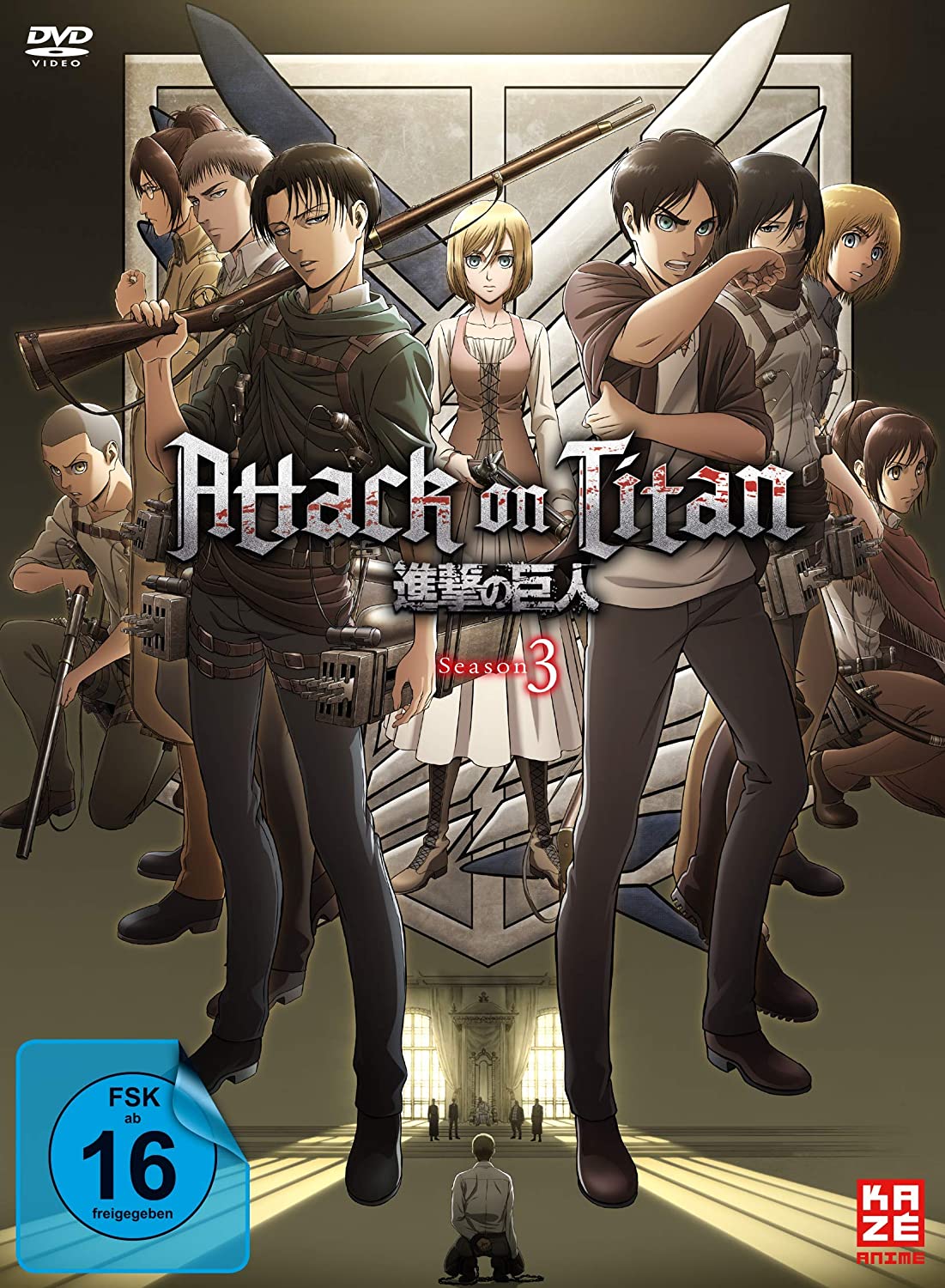 Attack on Titan: 3. Staffel - Volume 01 & Sammelschuber (Limited Edition) [DVD]