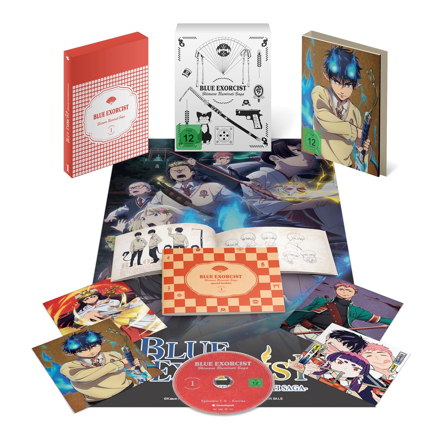 Blue Exorcist: Shimane Illuminati Saga (Staffel 3) - Part 1 - Volume 01 & Schuber (Limited Edition) [DVD]