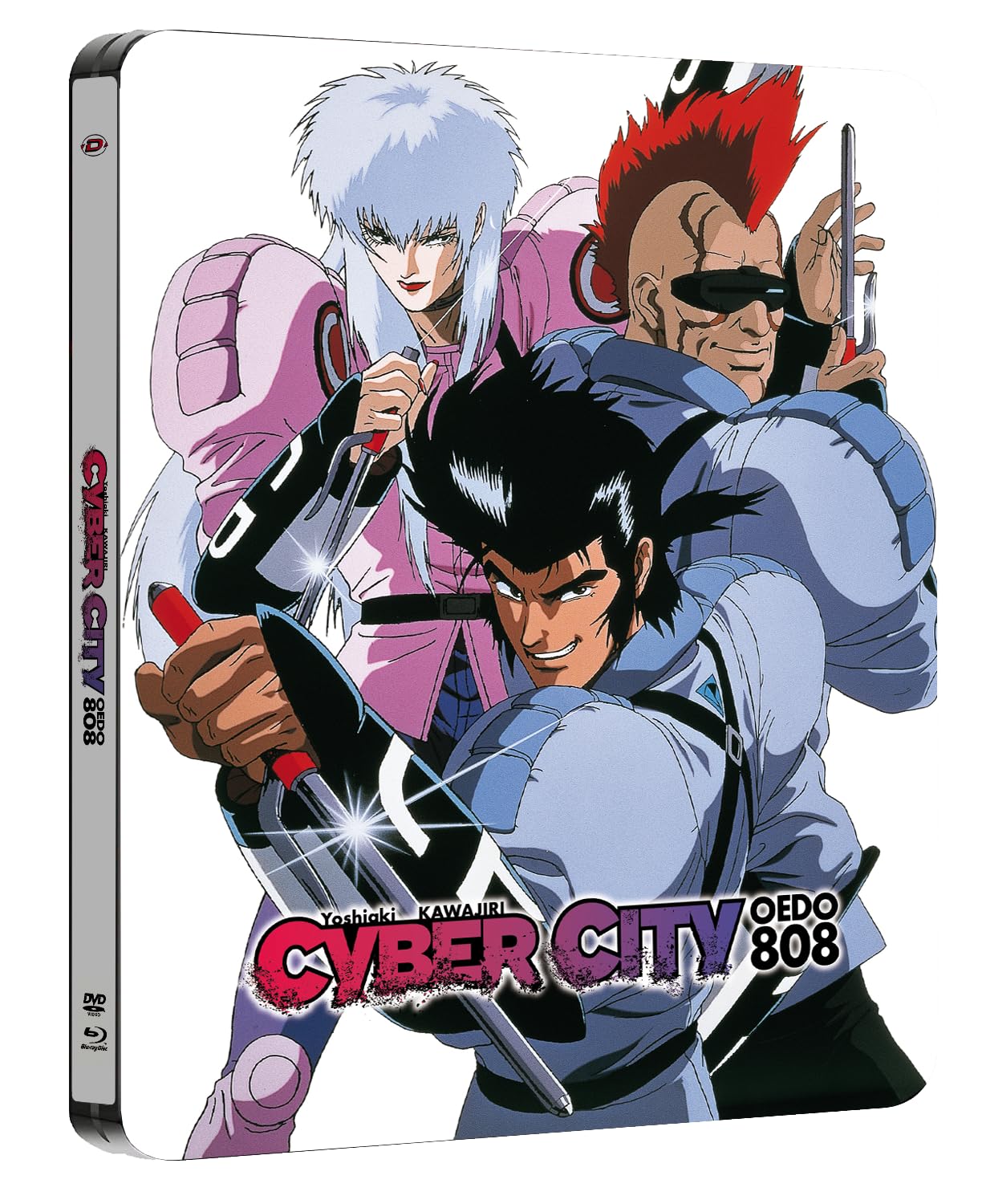 Cyber City Oedo 808 - 3 OVAs (A4 Collector's Edition Steelbook) [Blu-ray/DVD]