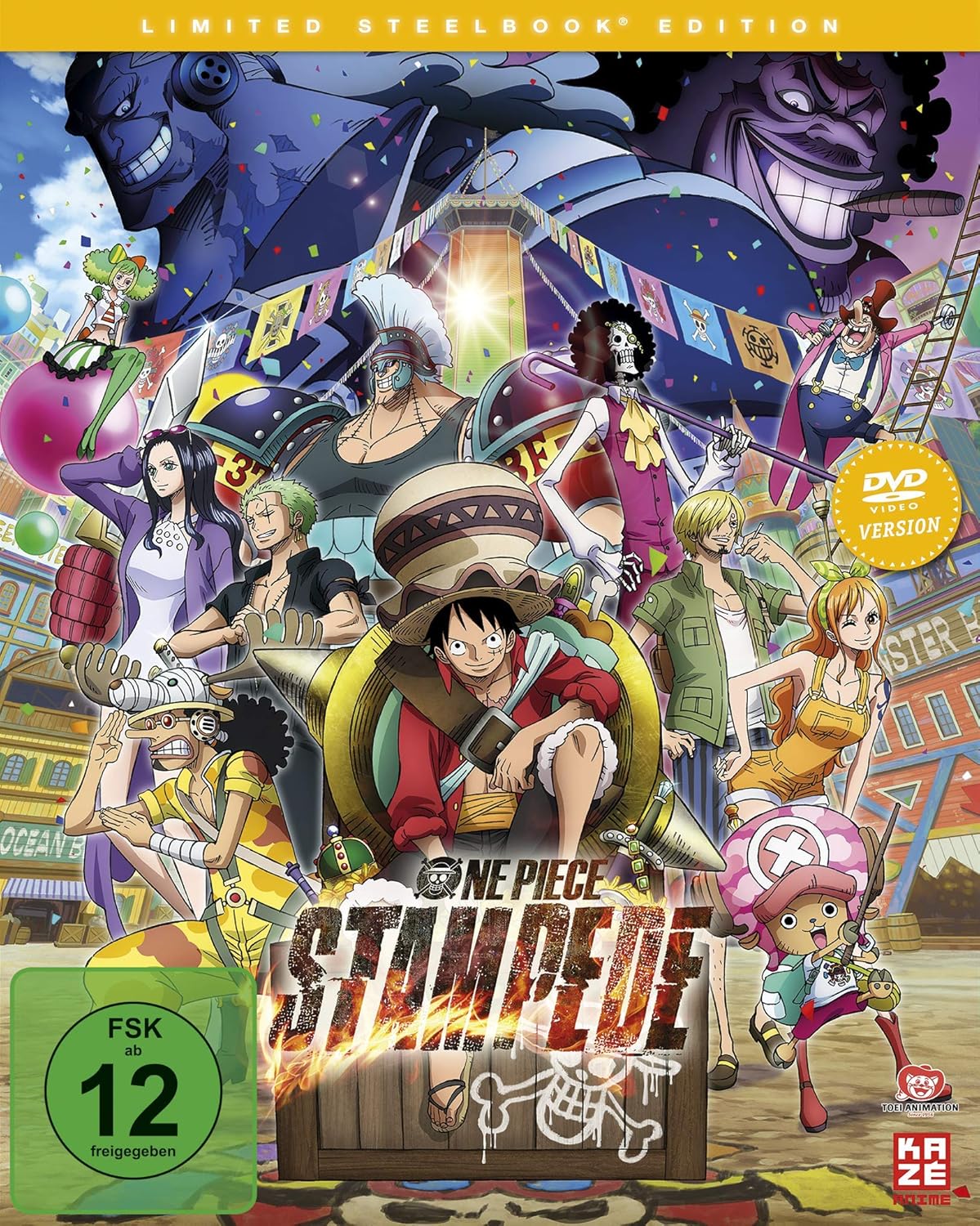One Piece - The Movie 13: Stampede (Limited Steelbook Edition) [DVD]