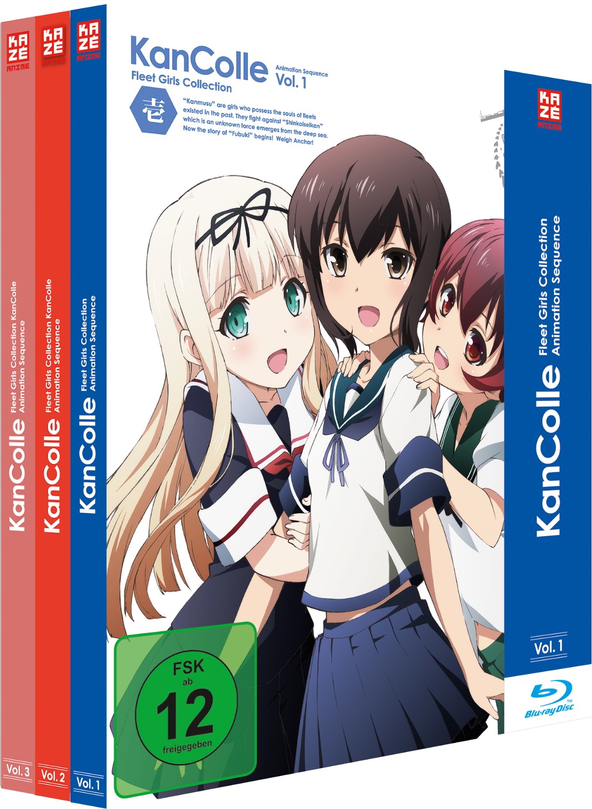 KanColle: Fleet Girls Collection - Gesamtausgabe (ohne Schuber) [3 Blu-rays]