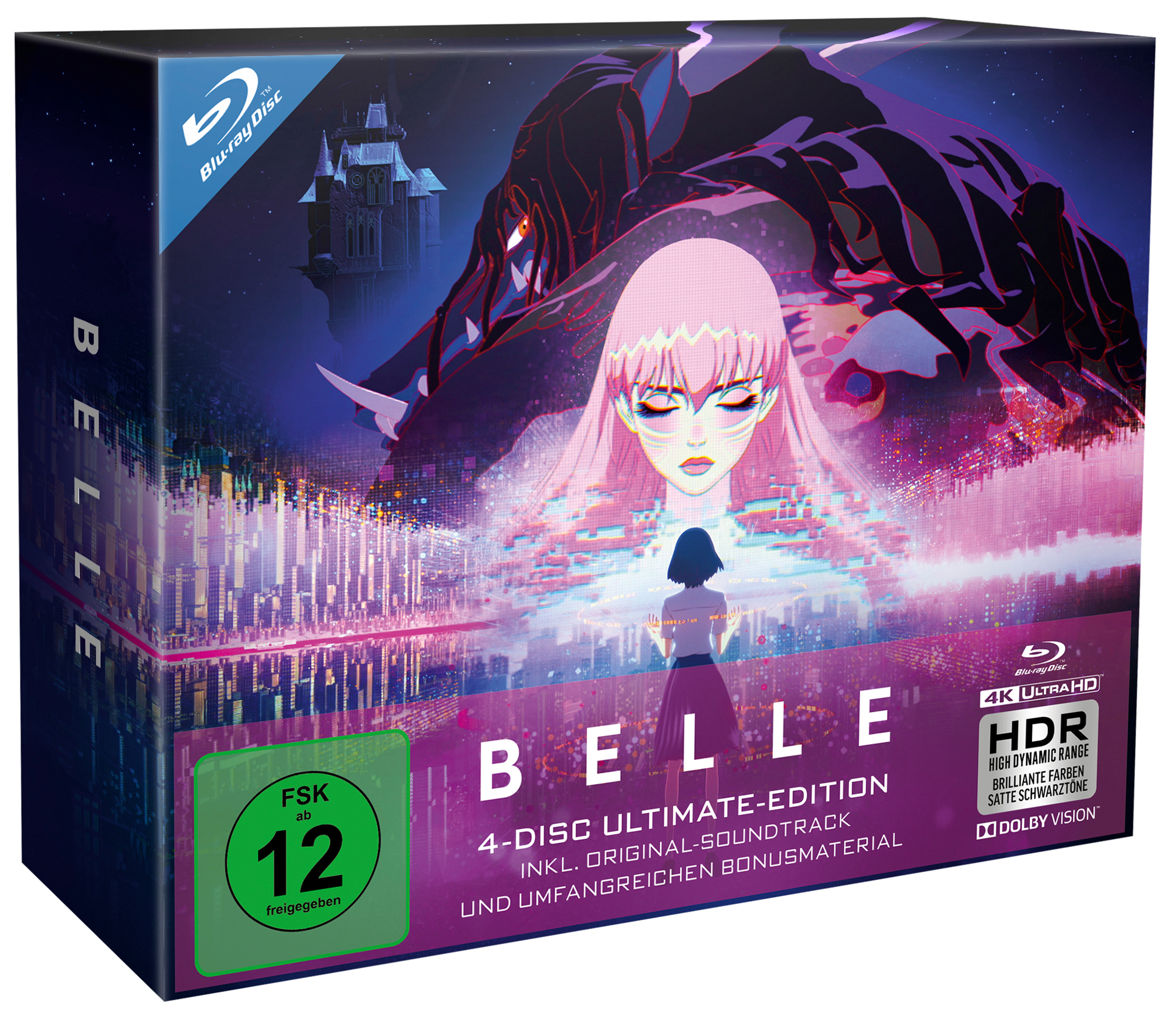 Belle - Ultimate U-Edition Box (incl. Soundtrack & Bonus-Disc)  [4K-UHD Blu-ray]