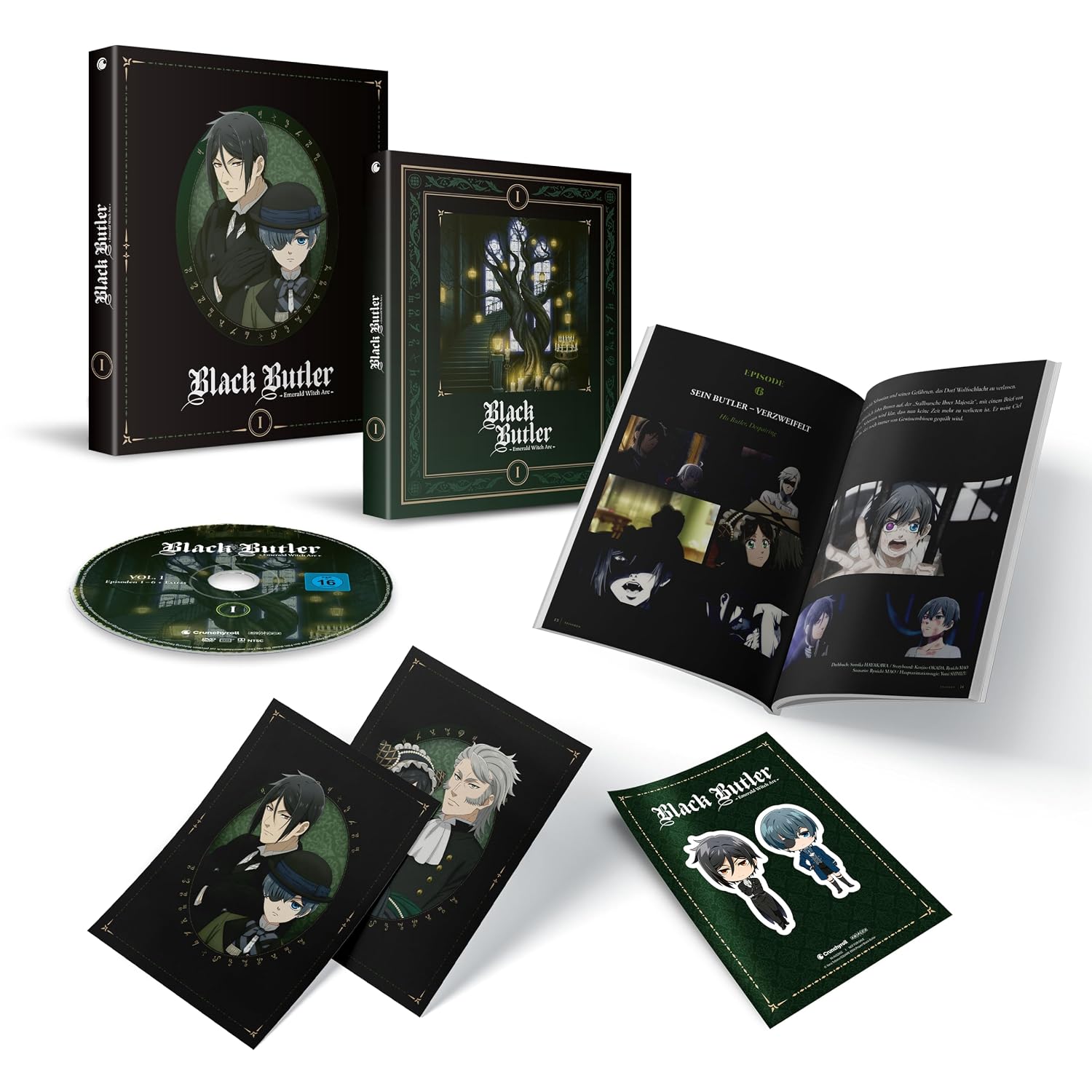 Black Butler: Emerald Witch Arc (Staffel 4) - Volume 01 & Schuber (Limited Edition) [DVD]