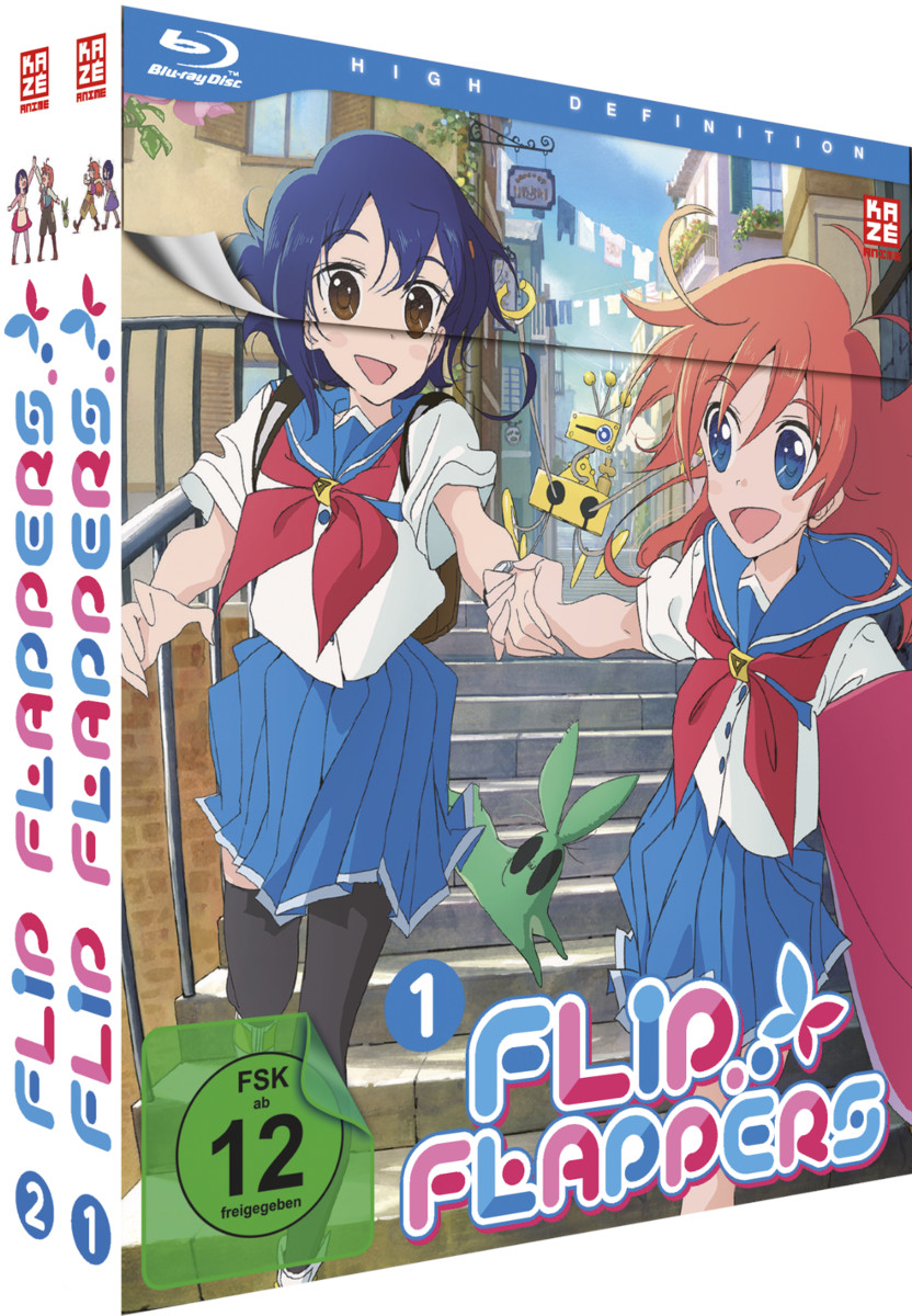 Flip Flappers - Gesamtausgabe (Bundle) [2 Blu-rays]