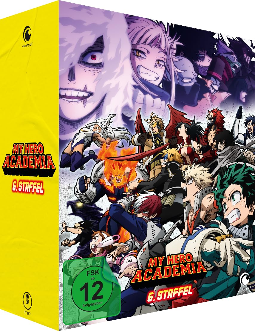 My Hero Academia: Staffel 6 - Gesamtausgabe & Sammelschuber [4 DVDs]