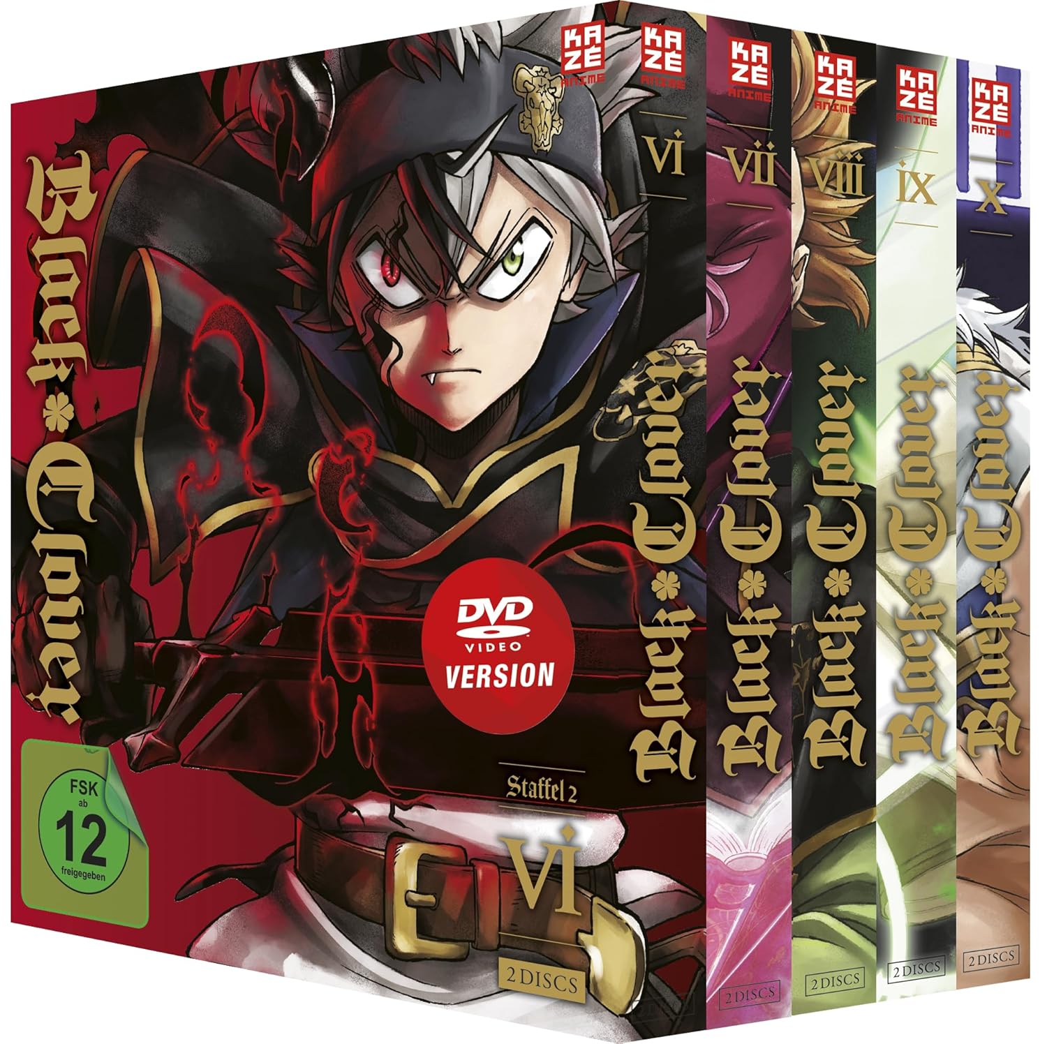 Black Clover - Staffel 2 Gesamtausgabe (Bundle) [10 DVDs]